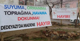 Doğanşehir'de köylülerin içme suyu kaynağını kurutan maden firması ek proje ile genişlemek istiyor