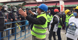 Ankara’ya yürümek isteyen işçilere müdahale: 30 işçi gözaltına alındı