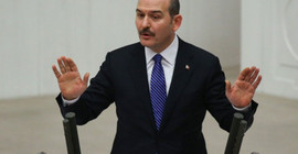 HDP'li vekiller Soylu'yu Meclis'te protesto etti