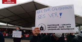 Kafe Bar Çalışanları Dayanışması tüm sektör çalışanlarını sendikalaşmaya çağırdı