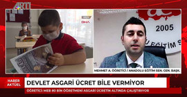 AES Başkanı Öğretici: MEB 80 bin öğretmeni asgari ücretin altında çalıştırıyor