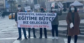 'Saray’a değil, eğitime bütçe' diyen üniversiteliler gözaltına alındı