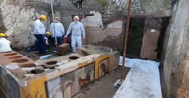 Antik Pompeii'de 'fast food' restoran kalıntısı bulundu