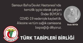 Bir sağlık çalışanı daha Coronavirus sebebiyle yaşamını yitirdi