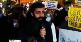 Musa Piroğlu'yla dayanışma eyleminde konuşma yapan DAF üyesi gözaltına alındı