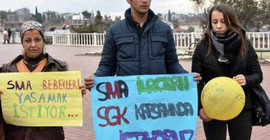 'Varlık fonuna aktarılan 75 milyon lira SMA hastası çocuklar için kullanılsın' çağrısı