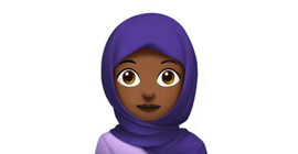 Apple'dan türbanlı kadın