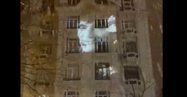 Sebat Apartmanı'na Dink ve güvercinler yansıtıldı
