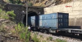 Amanoslar'da yük trenine saldırı