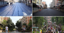 Diyarbakır'daki Sanat Sokağı'na İstiklal Caddesi yöntemi: Ağaçları söküp, beton döktüler