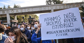Boğaziçili öğrencilere 'terörist' diyen Erdoğan'a öğrecilerden yanıt