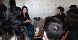 HDP Eş Genel Başkanı Buldan, Boğaziçili öğrencileri ziyaret etti