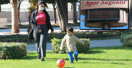 Adana'da hava sıcaklığı 32 dereceye ulaştı