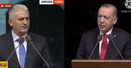 Erdoğan, Binali Yıldırım'ın 4 yıl önce yaptığı konuşmanın aynısını okudu