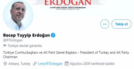 Twitter Erdoğan'ı 'devlet görevlisi' diye etiketledi, Pelikan'ın hesabını da askıya aldı