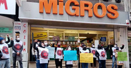 İzmit Migros'ta kasa kilitlendi