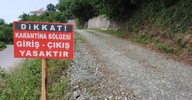 Trabzon'da 68 yerleşim yeri karantinaya alındı