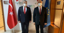 CHP'ye geri dönen Başkan Kesimoğlu'nun ilk resmi ziyareti