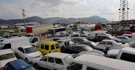 Hatay’da, 80 milyon lira değerindeki araçlar, 'borçlarından dolayı' çürümeye terk edildi