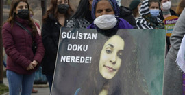 Dersim'de Gülistan Doku'nun annesi ve ablası 8 Mart dolayısıyla Valiliğe yürüdü: Gülistan nerede?