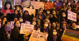 Ankara’da 8 Mart Feminist gece yürüyüşü yapıldı: Hayır, hayır demektir!