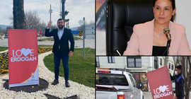 Selçuk'ta izinsiz 'Love Erdoğan' pankartı kriz yarattı