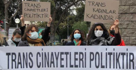 Polis, Miraş Güneş için eyleminde 'gökkuşağı' bayrağını 'izin' vermedi