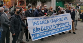 KESK üyeleri Kocaeli'den seslendi: Yüzde 3 maaş zammı ile yaşanmaz