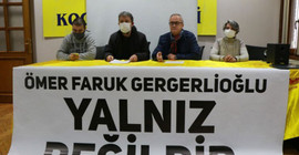 Kocaeli'nde siyasi parti ve STK'lerden açıklama: Barışı savunan tüm emekçiler Gergerlioğlu’nun yanında