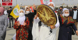 Newroz: İstanbul'dan 'Öcalan' sloganları yükseldi