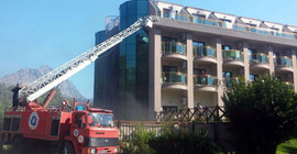 Antalya'da 5 yıldızlı otelde yangın