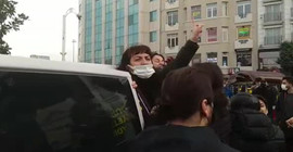 Taksim'deki kadın eylemine polis müdahale etti