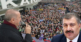 Yurttaşlardan AKP kongresine tepki yağarken Bakan Koca tebrik etti
