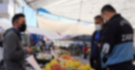 Vaka patlaması yaşanan Samsun'da Corona hastası pazarcı tezgahta yakalandı