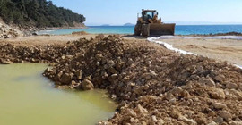 Saros Körfezi'nde çalışmalar yargı sürecini beklemiyor, yurttaşlara tutanak imzalatıldı