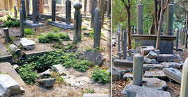 Defineciler Eyüp Sultan Mezarlığı'na dadandı