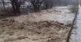 Bursa'da dereler taşma noktasına geldi
