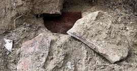 Zonguldak'ta Roma dönemine ait mezar bulundu