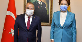 Muhittin Böcek, Meral Akşener ile bir araya geldi