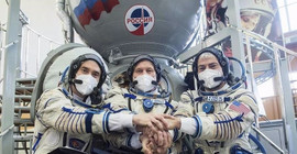 NASA astronotu ve Roscosmos kozmonotlarının ISS’e yolculuğu başladı