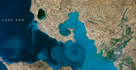 NASA yarışmasında birinci olan Van Gölü fotoğrafını çeken astronot Rubins Van Kahvaltısı'na davet edildi