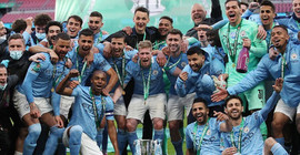 Manchester City İngiltere Lig Kupası'nı üst üste 4'üncü kez kazandı