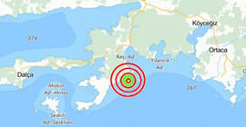 Muğla açıklarında deprem