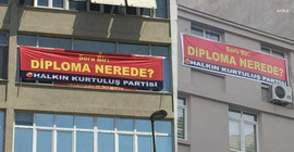 ‘Diploma nerede’ pankartına yasak geldi