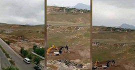 Newala Kasaba'da, toplu mezarların üzerinde inşaat çalışması yapılıyor