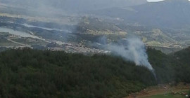 İzmir'de orman yangını
