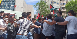 Filistin ile dayanışma eylemi yapan üniversite öğrencilerine polis müdahalesi: Çok sayıda gözaltı