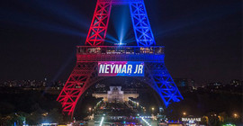 Eiffel Neymar'a "hoşgeldin" dedi