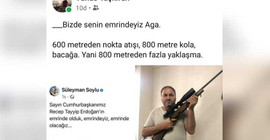 Bir öğretmenden Soylu'ya tüfekli mesaj: Biz de senin emrindeyiz