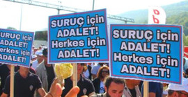 Suruç davasının tutuklu tek sanığı yine mahkemeye getirilmedi, 'kurban seçildim' dedi